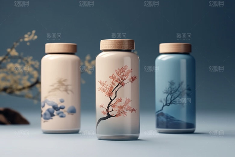 茶叶包装传统立体模型