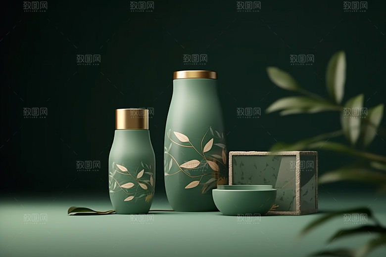 茶叶包装中国风中式模型