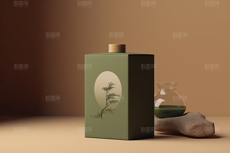 茶叶包装3D立体模型