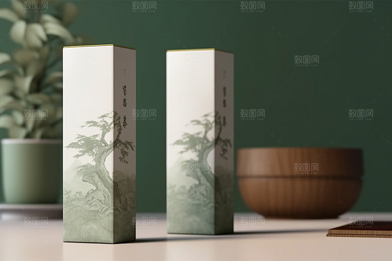 茶叶包装茶叶罐包装设计模型