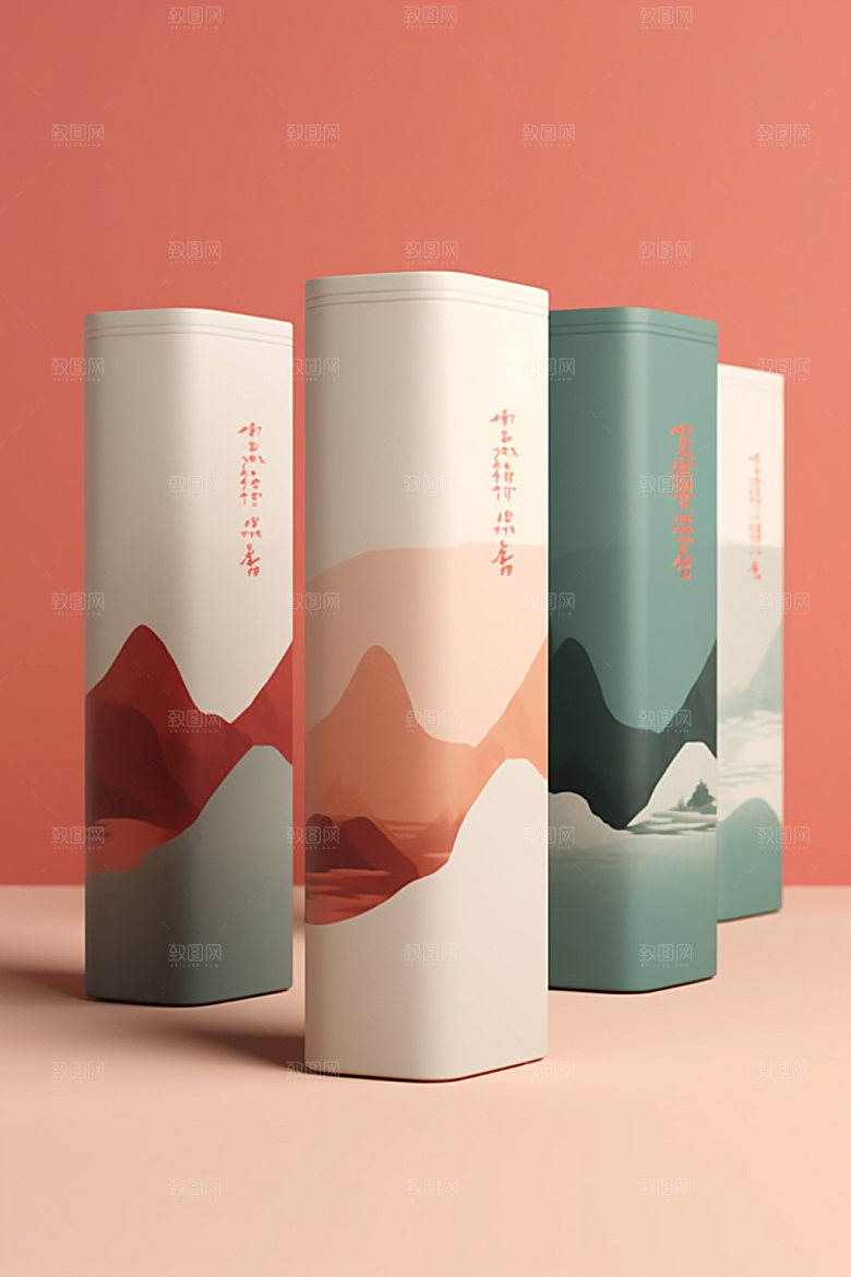 茶叶包装3D包装设计模型