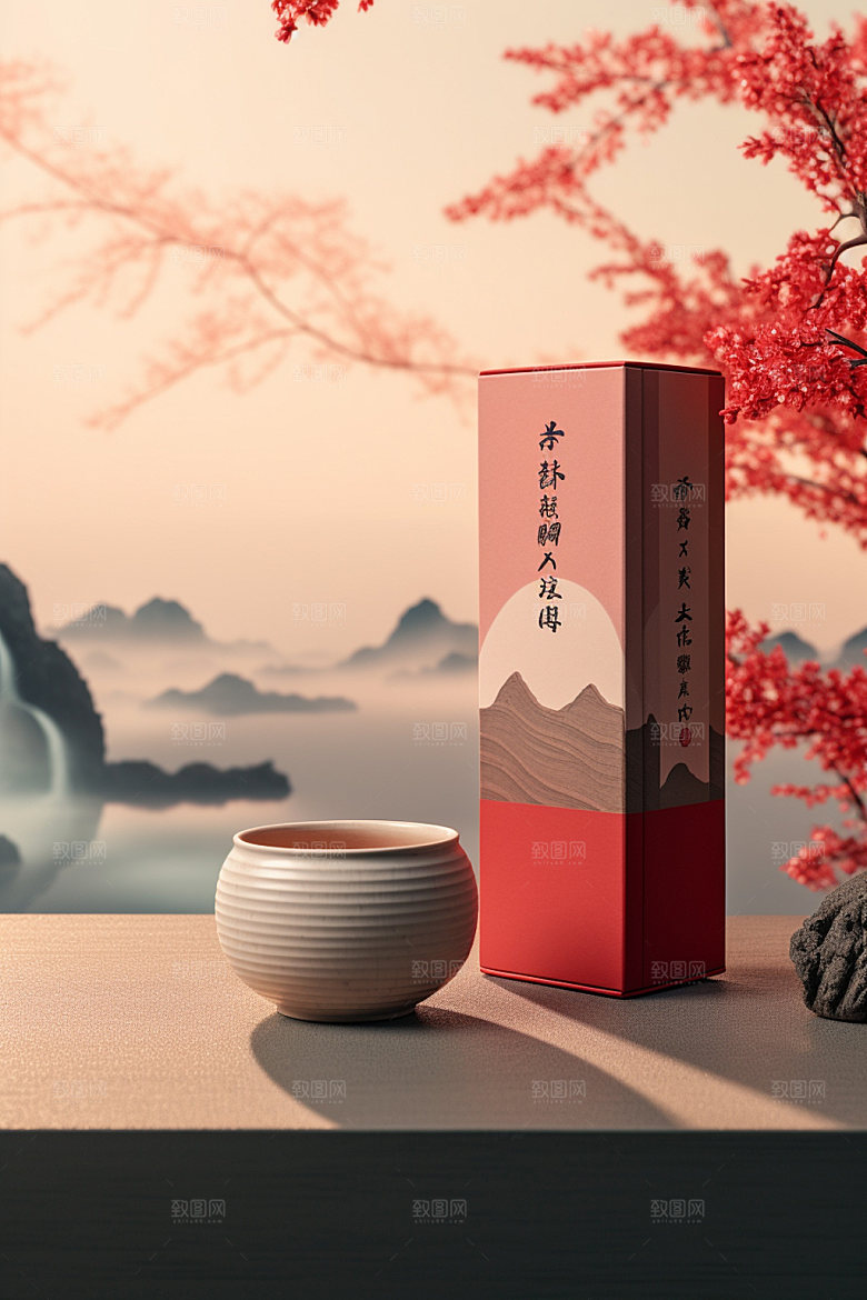 茶叶包装包装设计立体模型