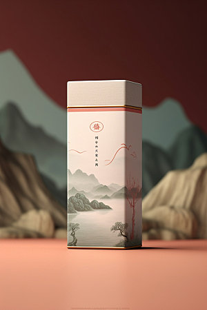 茶叶包装3D包装设计模型
