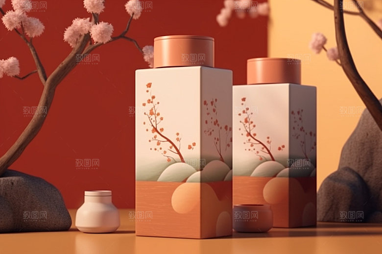 茶叶包装包装设计3D模型