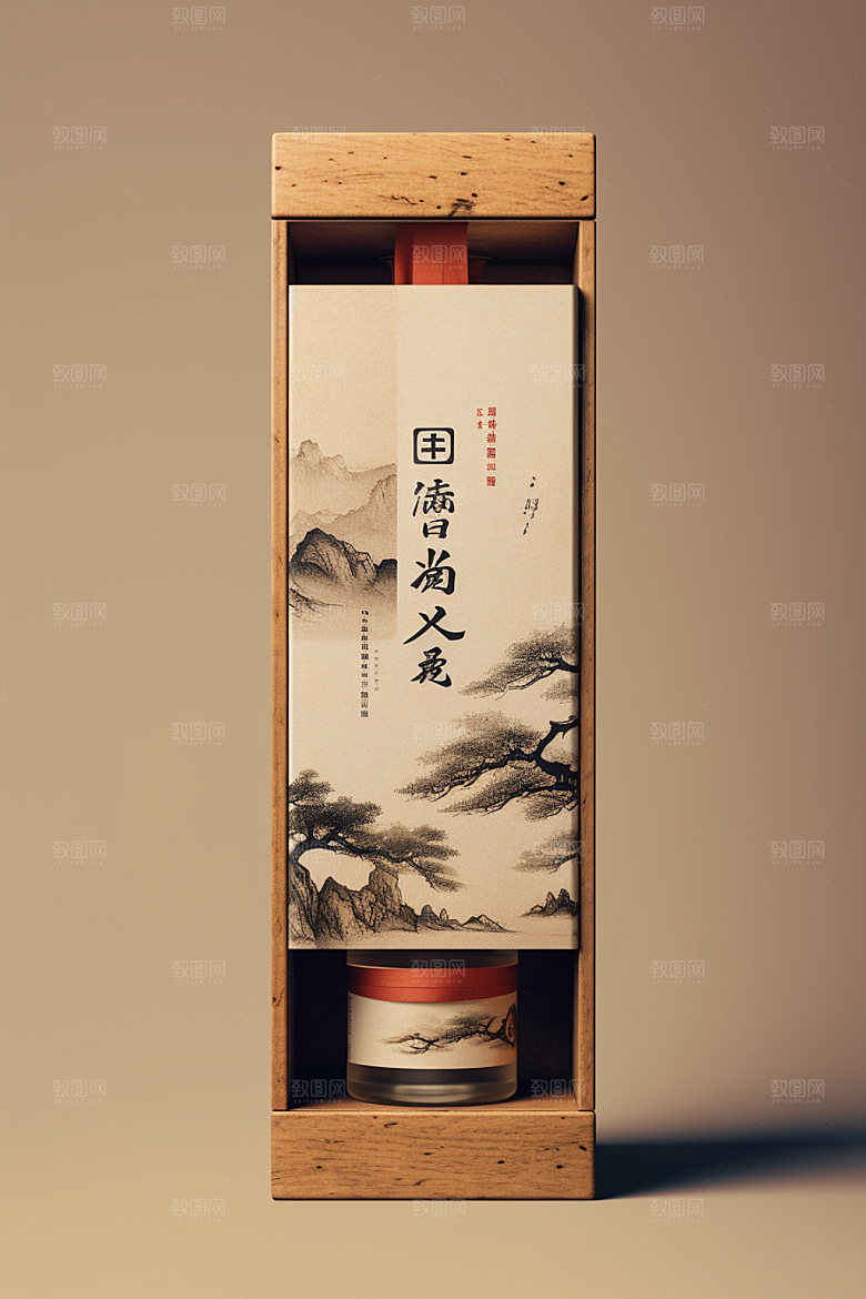 茶叶包装3D立体模型