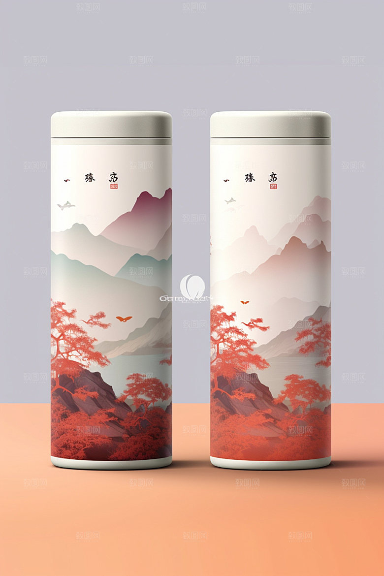 茶叶包装立体3D模型