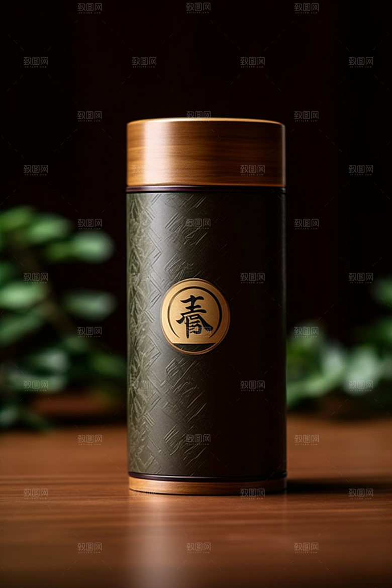 茶叶包装3D中式模型
