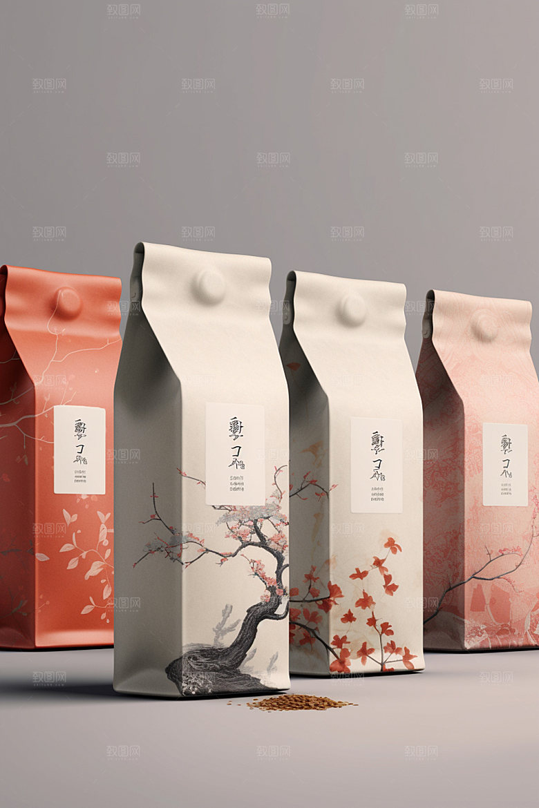 茶叶包装包装设计传统模型