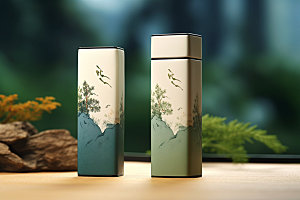 茶叶包装中国风传统模型