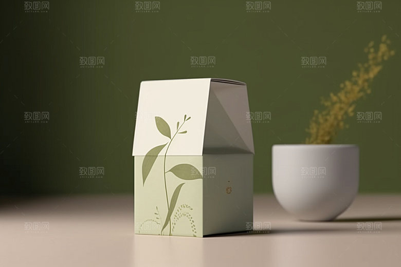 茶叶包装中式中国风模型