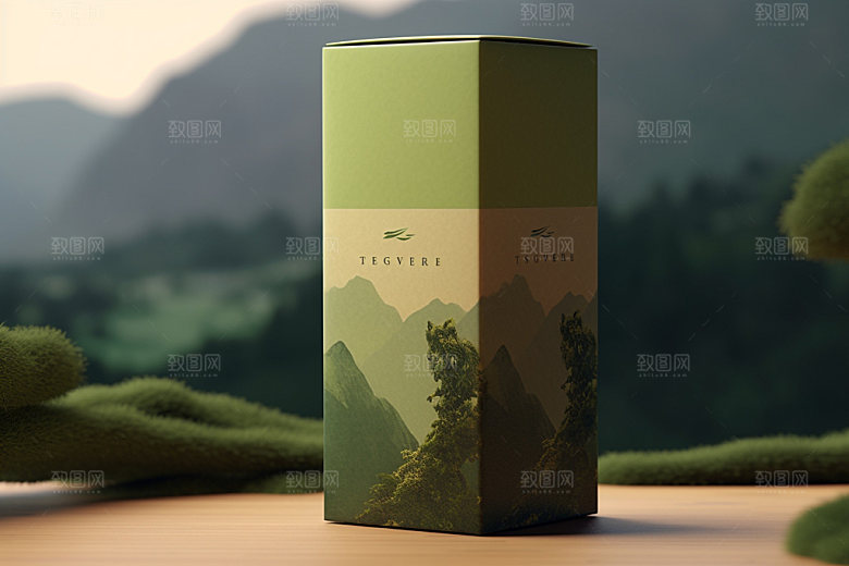 茶叶包装3D立体模型