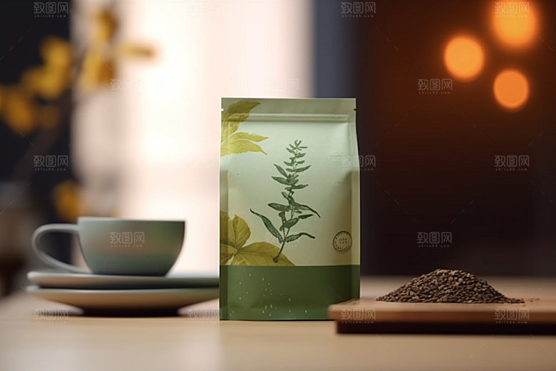茶叶包装3D中国风模型