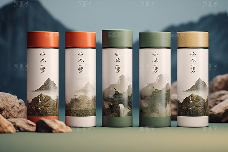 茶叶包装茶叶罐3D模型