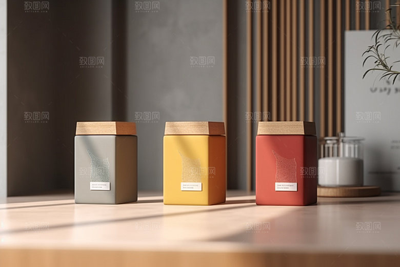 茶叶包装中国风包装设计模型