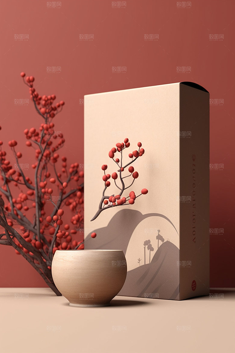 茶叶包装3D包装设计模型