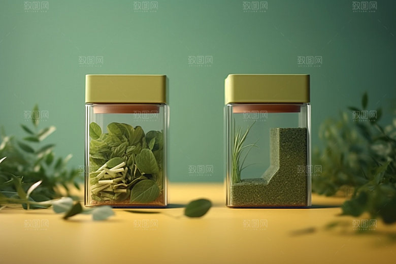 茶叶包装中国风中式模型