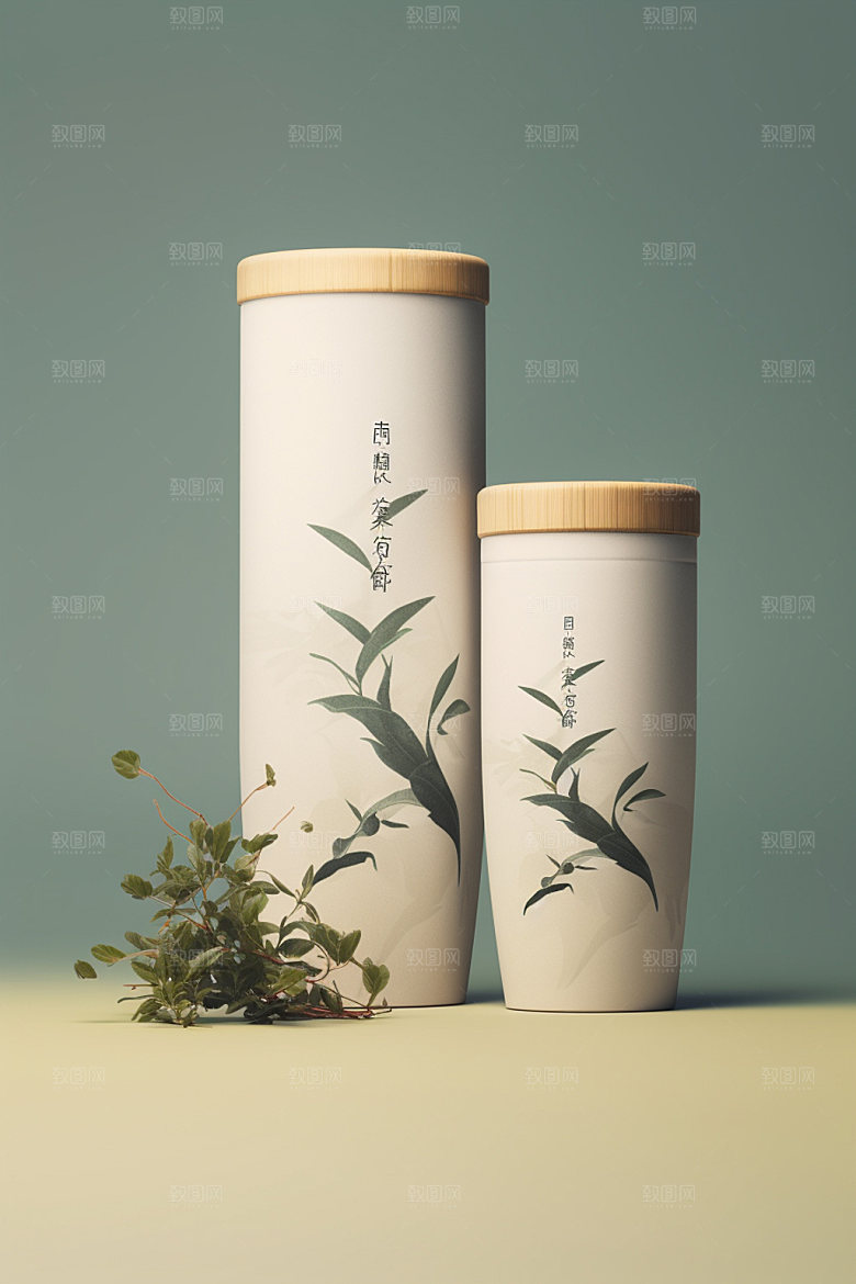 茶叶包装3D立体模型