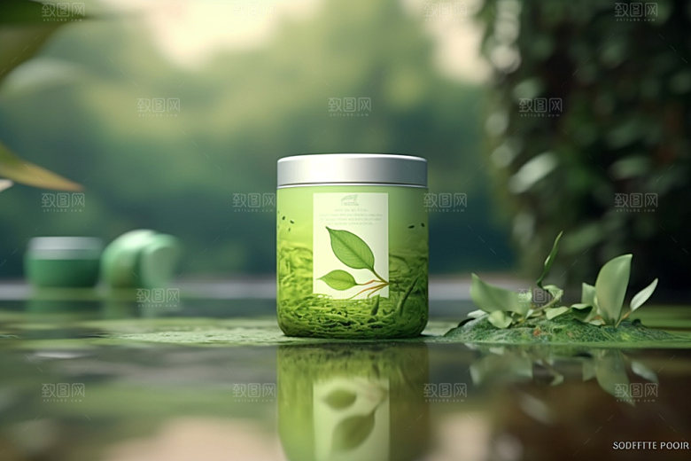 茶叶包装中式中国风模型