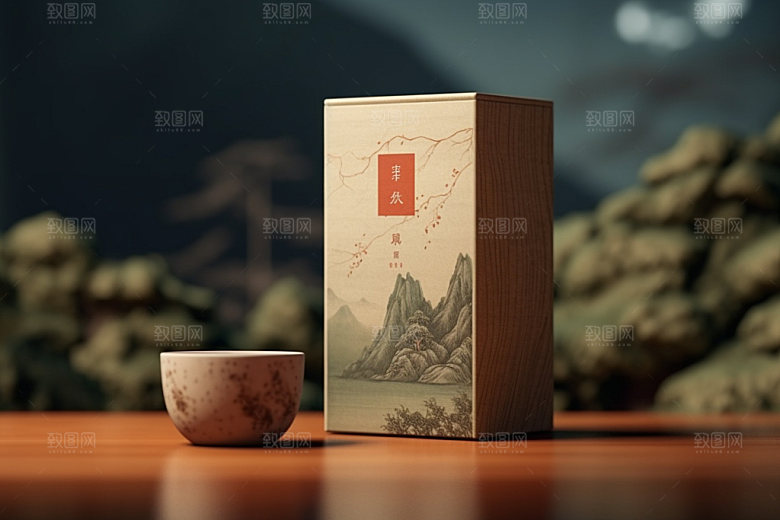 茶叶包装茶叶罐包装设计模型