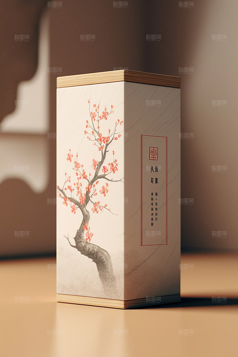 茶叶包装茶叶罐立体模型