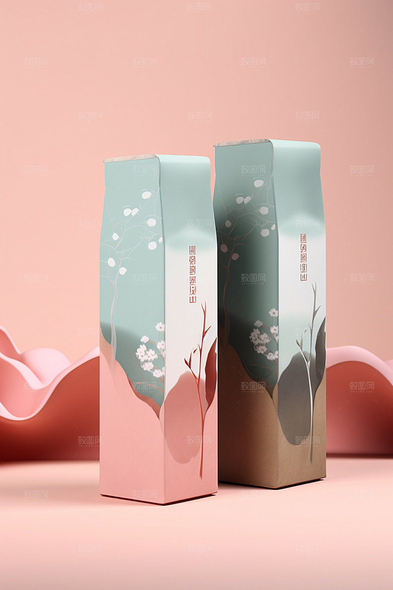 茶叶包装立体包装设计模型