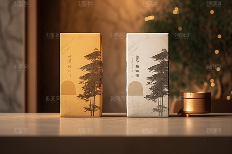 茶叶包装立体3D模型