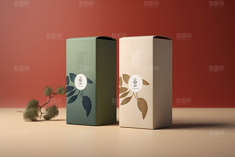 茶叶包装中国风中式模型