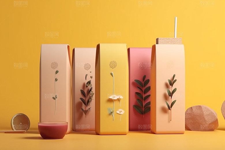 茶叶包装中国风茶叶罐模型