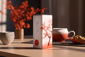 茶叶包装中式中国风模型