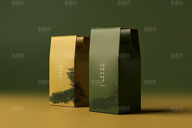 茶叶包装茶叶罐包装设计模型