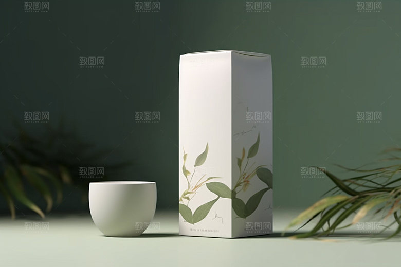 茶叶包装中国风中式模型