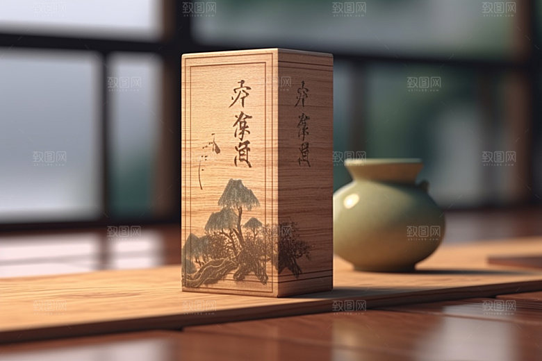 茶叶包装茶叶罐包装设计模型