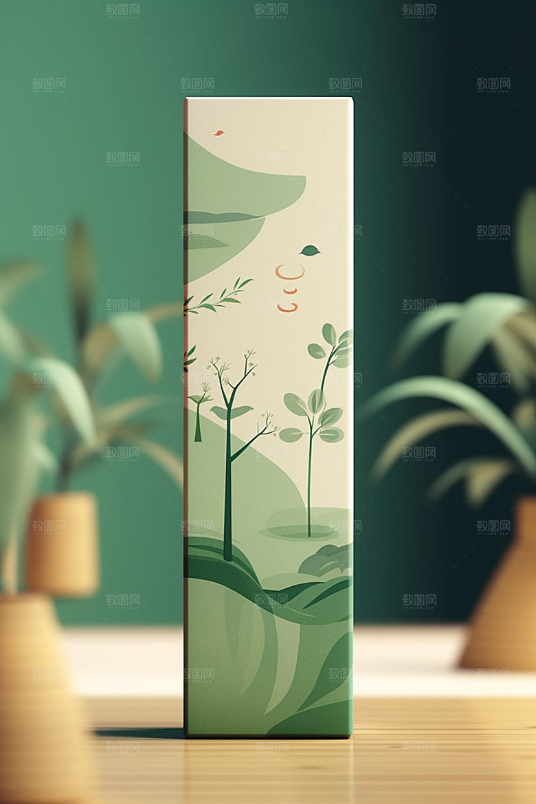 茶叶包装包装设计中式模型