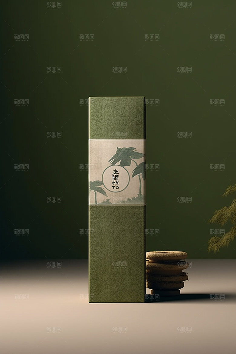 茶叶包装包装设计中国风模型