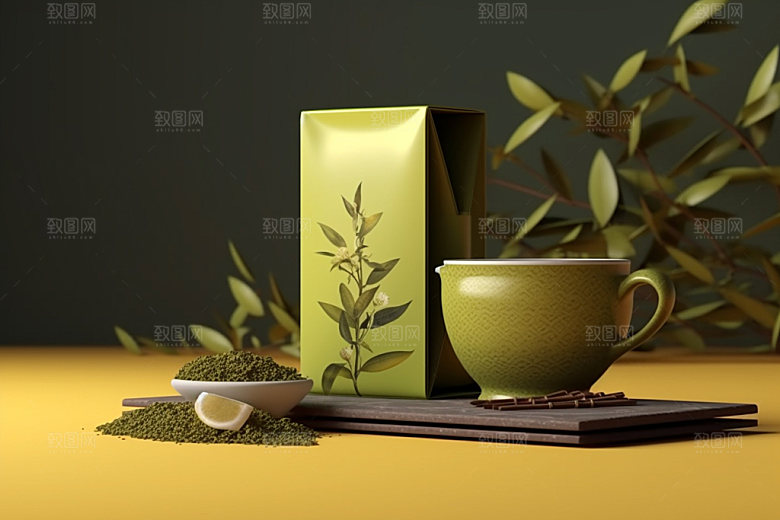 茶叶包装茶叶罐3D模型