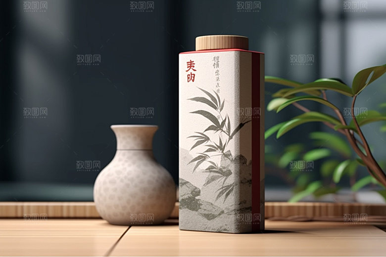 茶叶包装茶叶罐包装设计模型