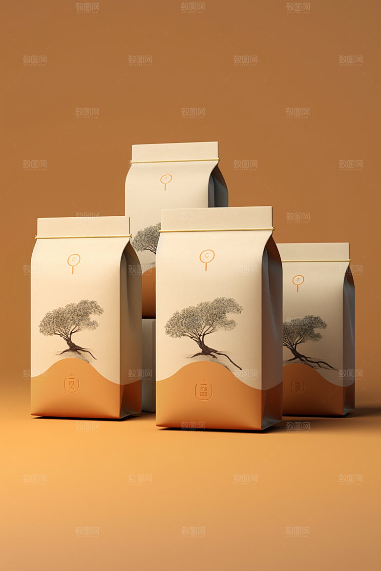 茶叶包装立体包装设计模型