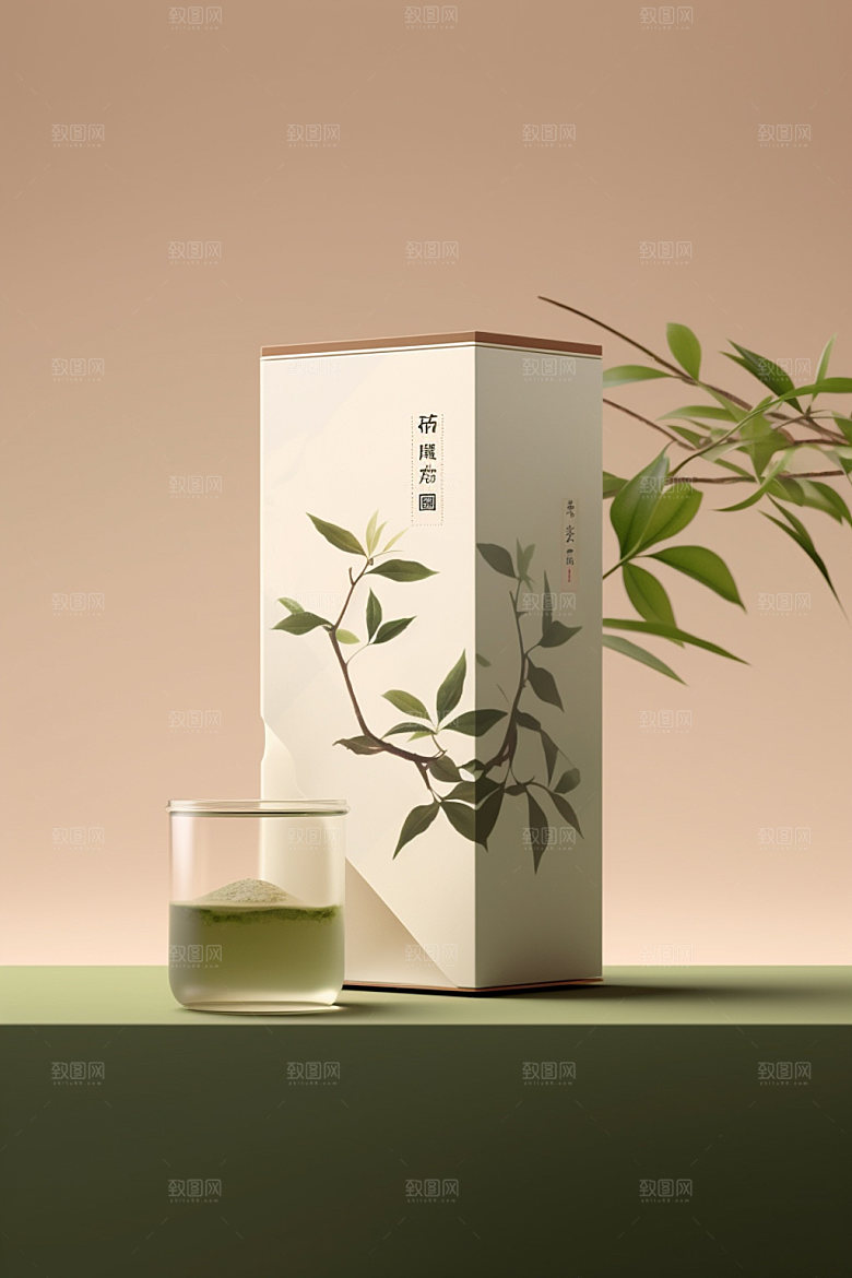 茶叶包装立体传统模型