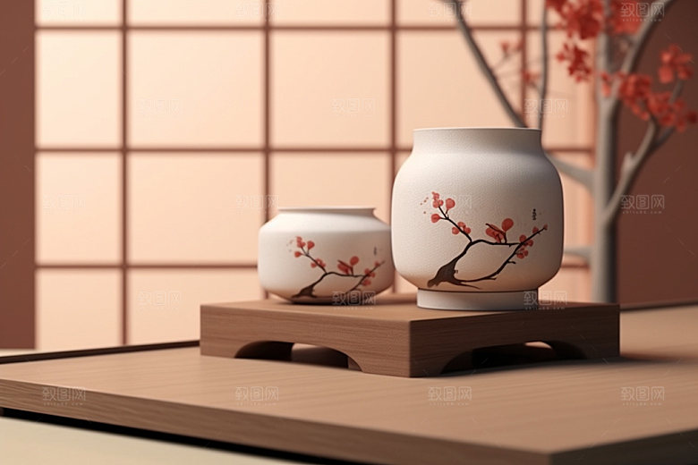 茶叶包装3D立体模型