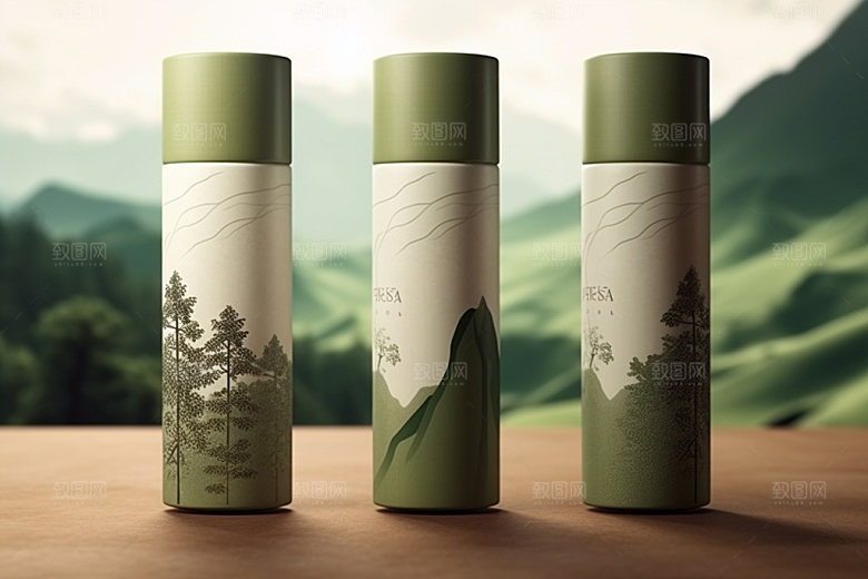 茶叶包装传统包装设计模型