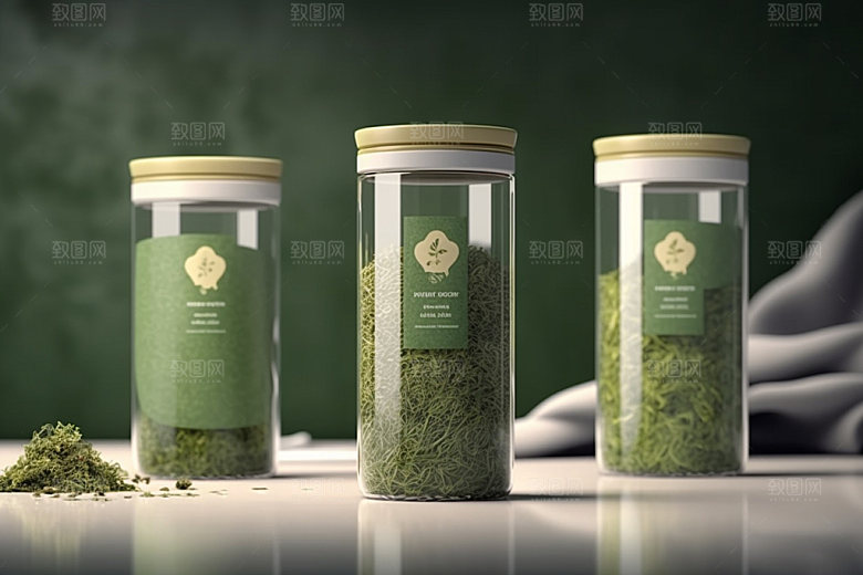 茶叶包装中国风中式模型