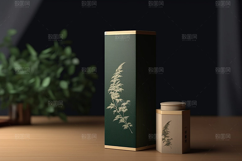 茶叶包装3D传统模型