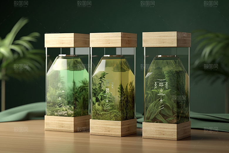 茶叶包装立体传统模型