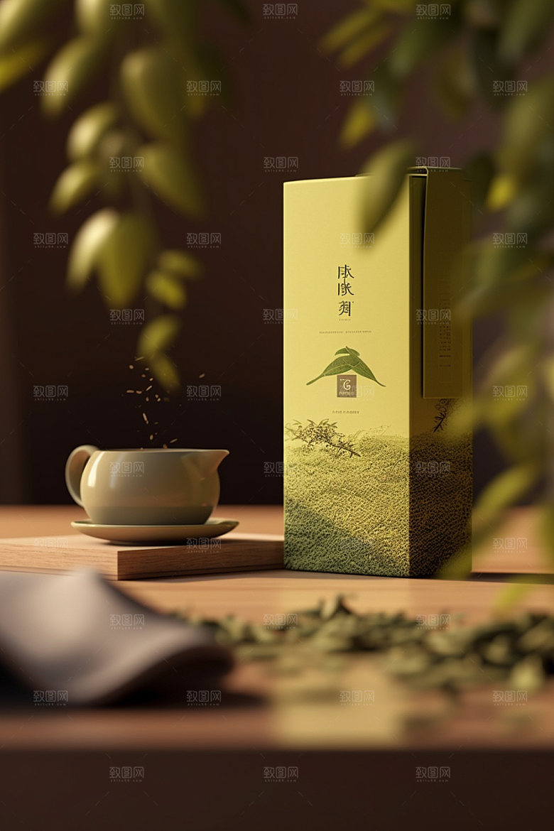 茶叶包装包装设计立体模型