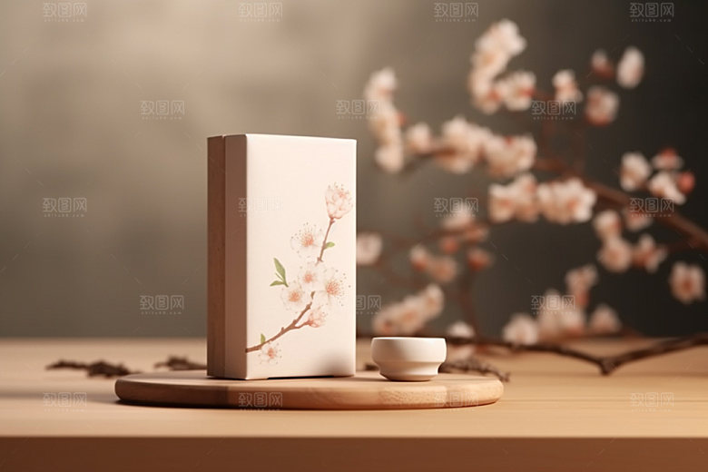 茶叶包装中式传统模型