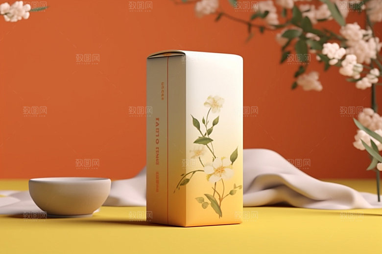 茶叶包装立体3D模型