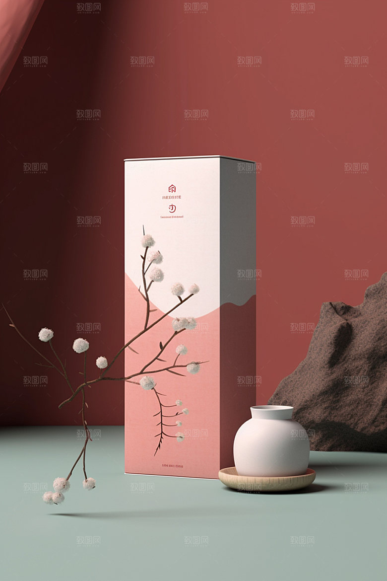 茶叶包装立体传统模型