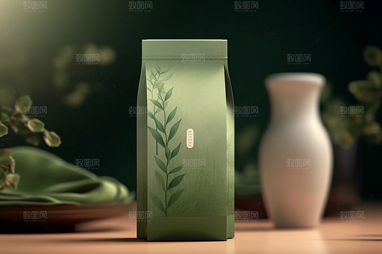 茶叶包装立体3D模型