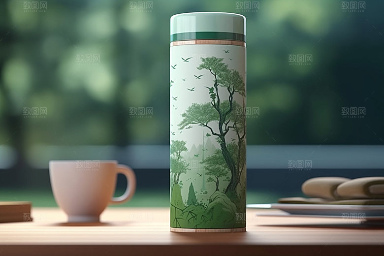 茶叶包装中国风传统模型