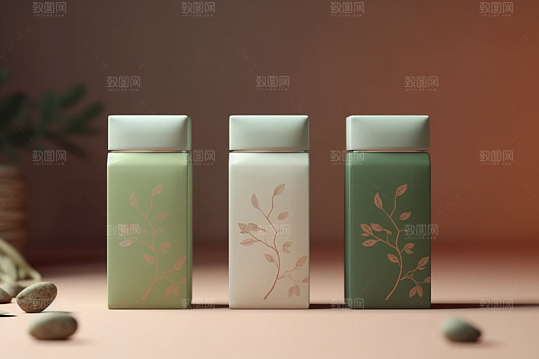 茶叶包装传统中式模型
